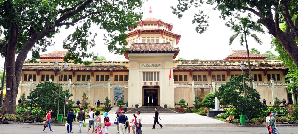 A classical building with Western influences, marking the ups and downs of Saigon - Gia Dinh’s history